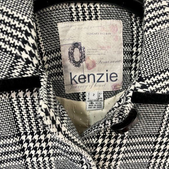 Kenzie Plaid Houndstooth Women's Jacket Size 2 (Small) - Picture 5 of 5